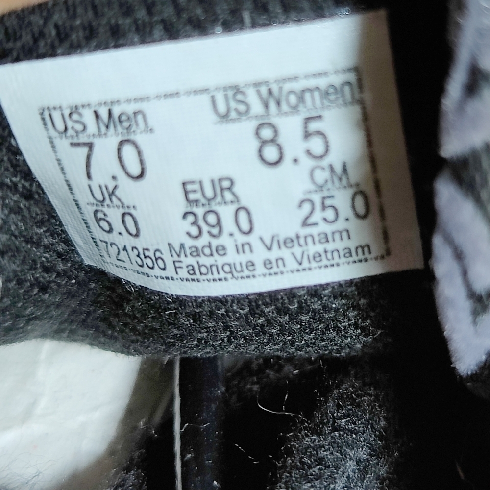 VANS Authentic Velvet Sidewall Wrapped Grey Unisex Sneakers Women's 8.5 Men's 7 - Picture 9 of 10